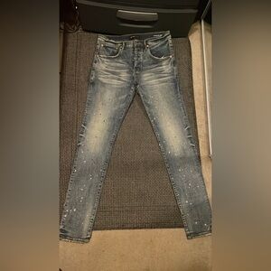 Men's Slim Fit Jeans - Distressed Blue
